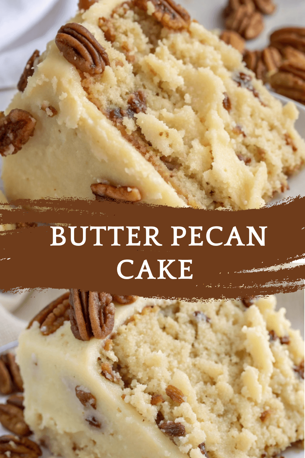 Butter Pecan Cake – A Southern-Style Classic with Cream Cheese Frosting & Toasted Pecans