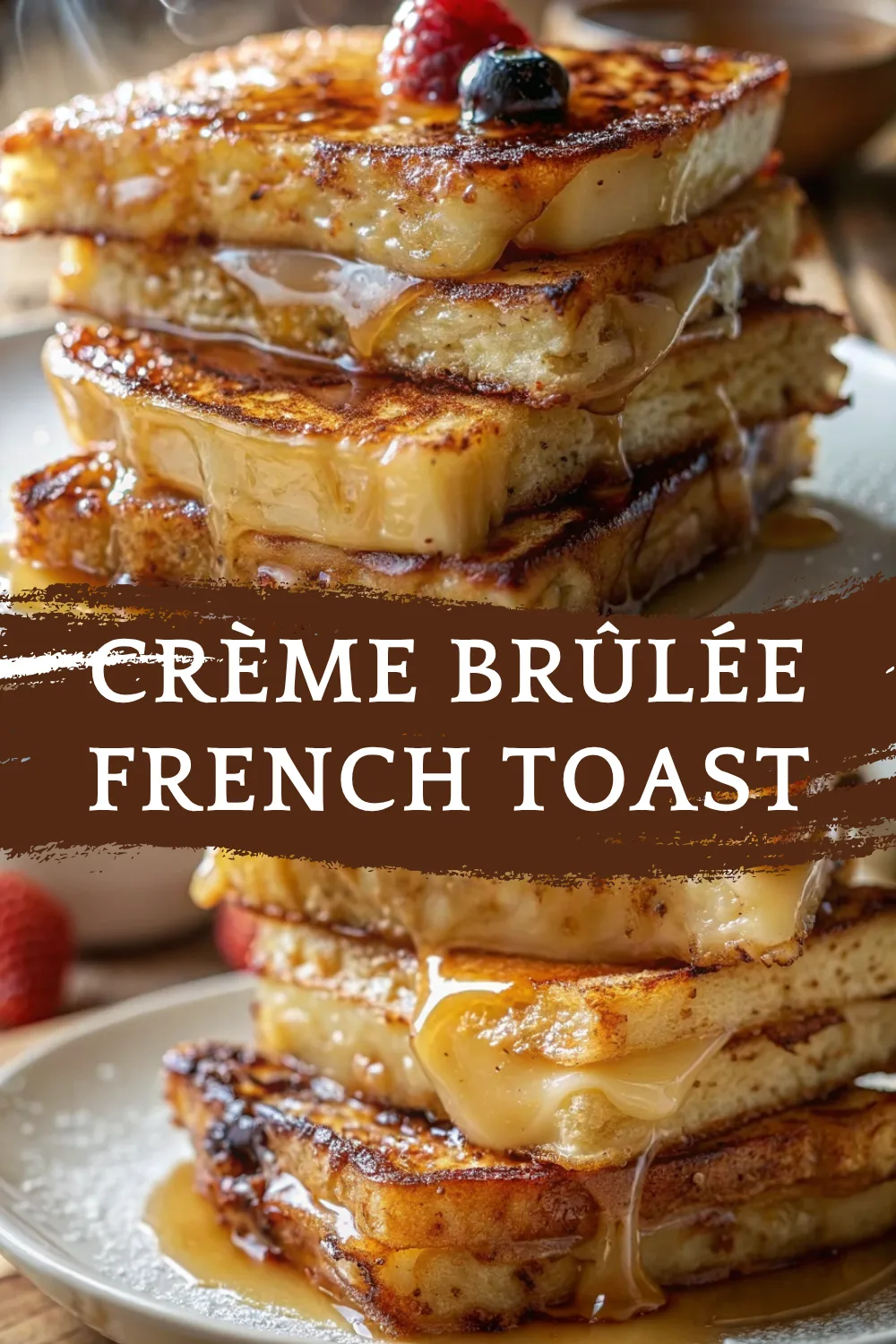 Overnight Crème Brûlée French Toast – Rich, Caramelized, and Effortlessly Elegant