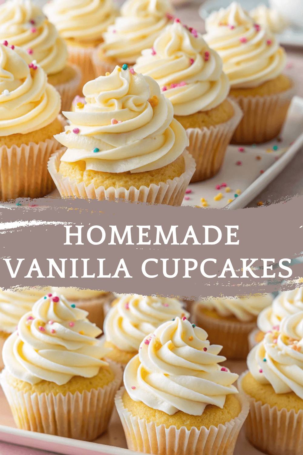 Easy Homemade Vanilla Cupcakes Recipe
