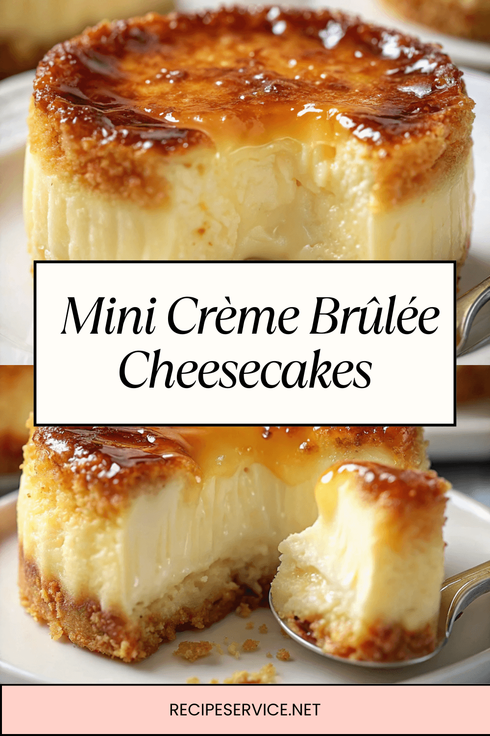 Mini Crème Brûlée Cheesecakes – Luscious, Creamy & Perfectly Caramelized