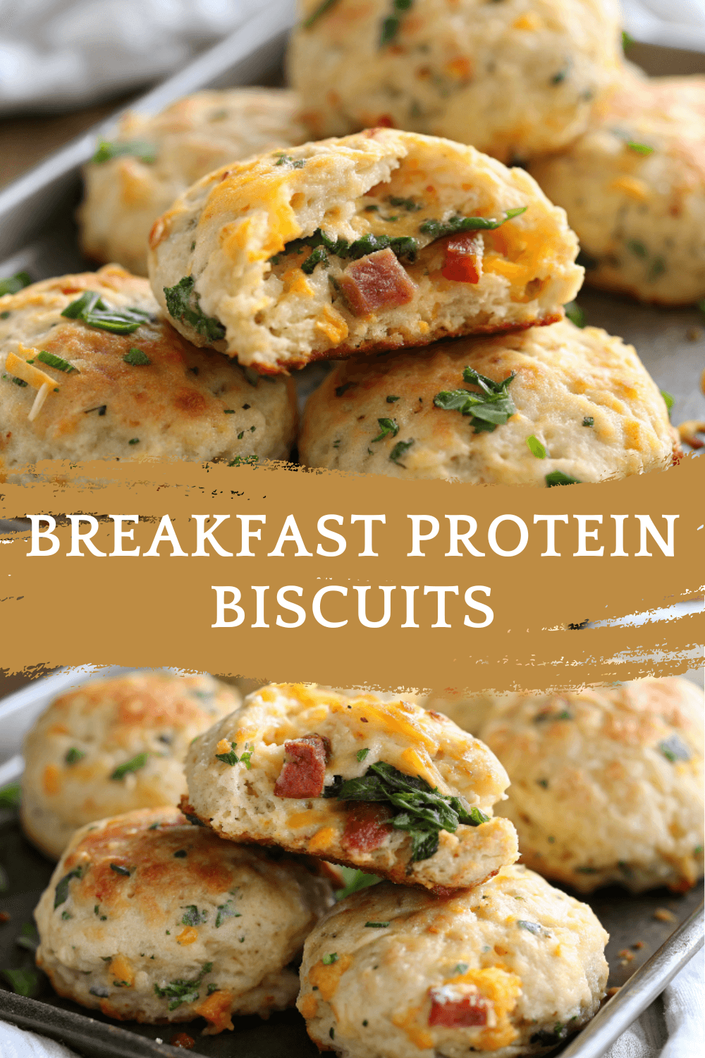 Breakfast Protein Biscuits: 14g Protein & Freezer-Friendly!
