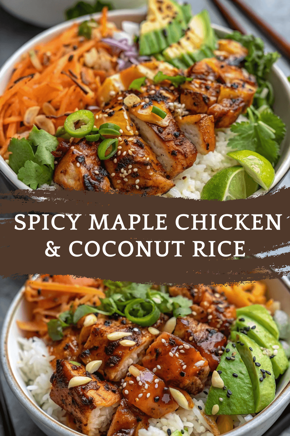 Spicy Maple Chicken & Coconut Rice – Sweet, Spicy & Irresistibly Creamy!