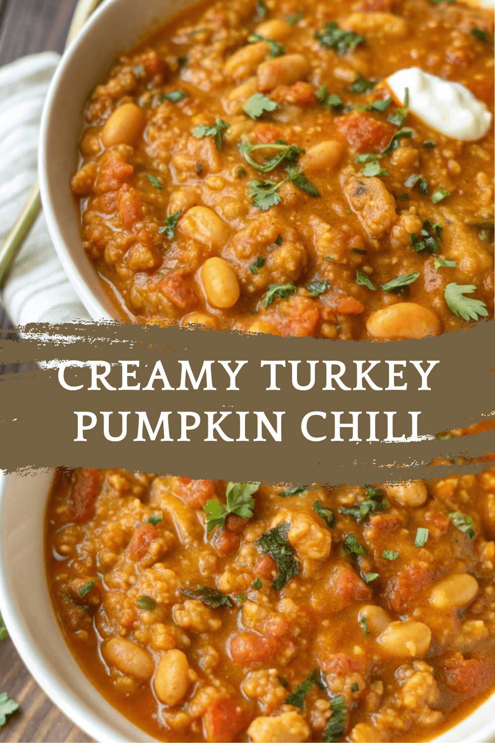 Creamy Turkey Pumpkin Chili