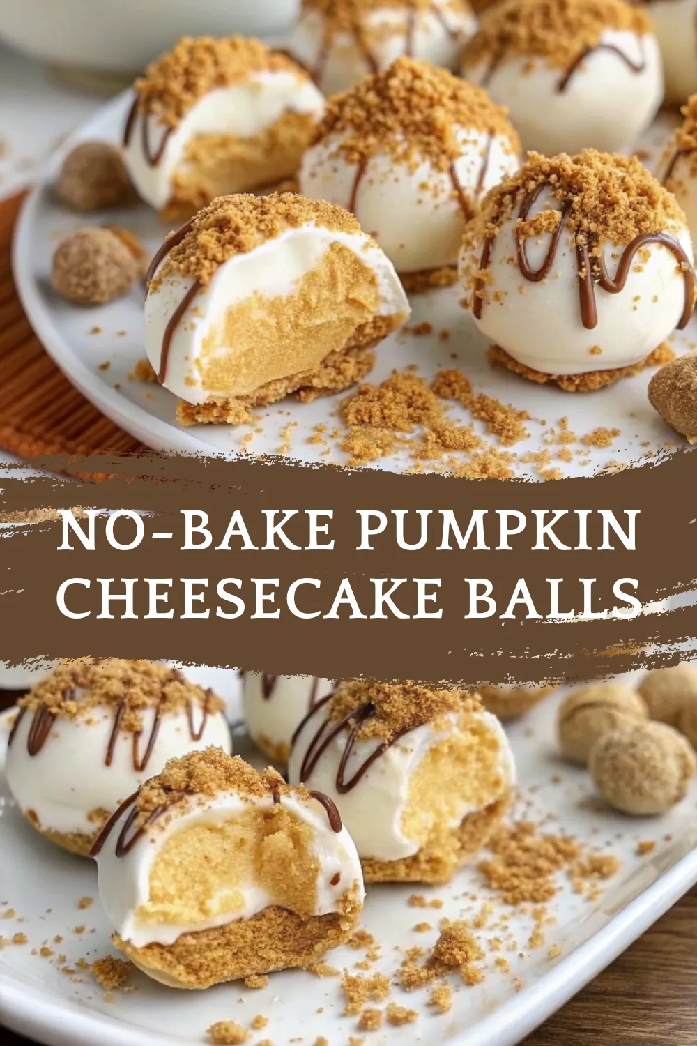No-Bake Pumpkin Cheesecake Balls – Bite-Sized Fall Perfection