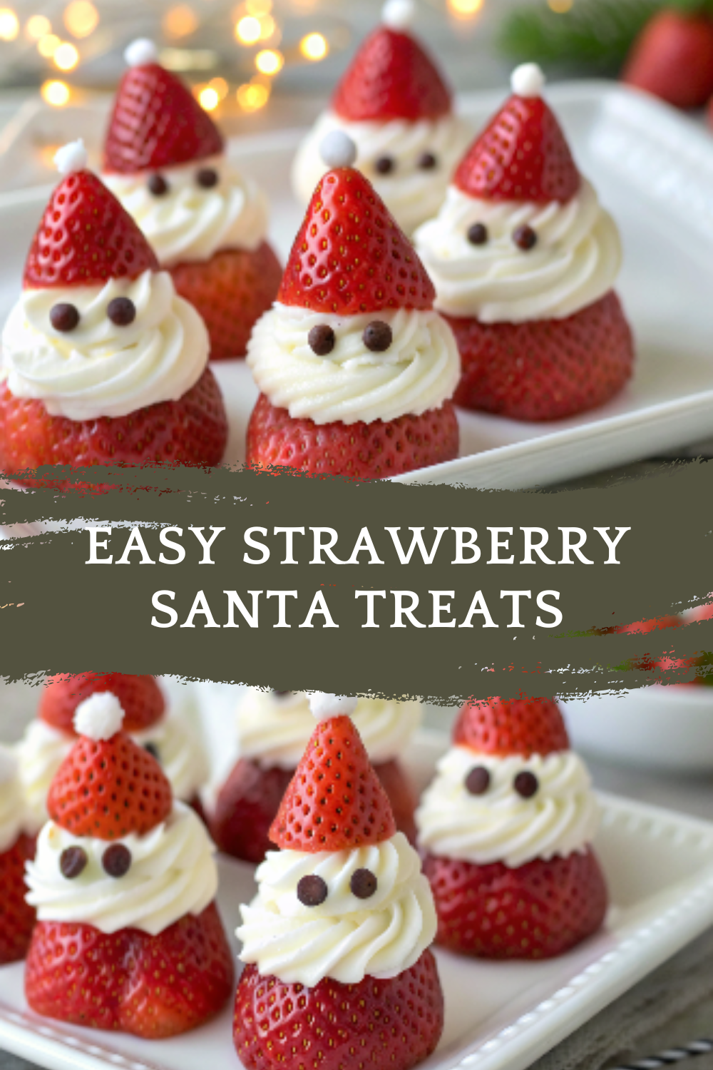 Easy Strawberry Santa Treats – Cute, Fun & Perfect for Christmas