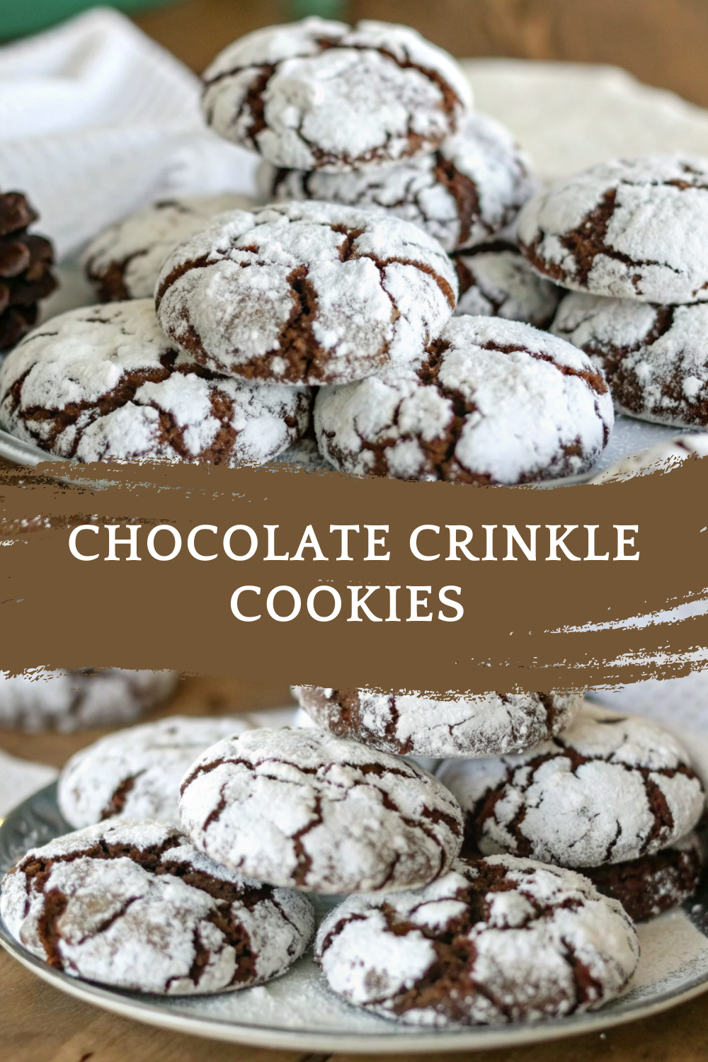 Chocolate Crinkle Cookies – Soft, Fudgy & Perfectly Crackled