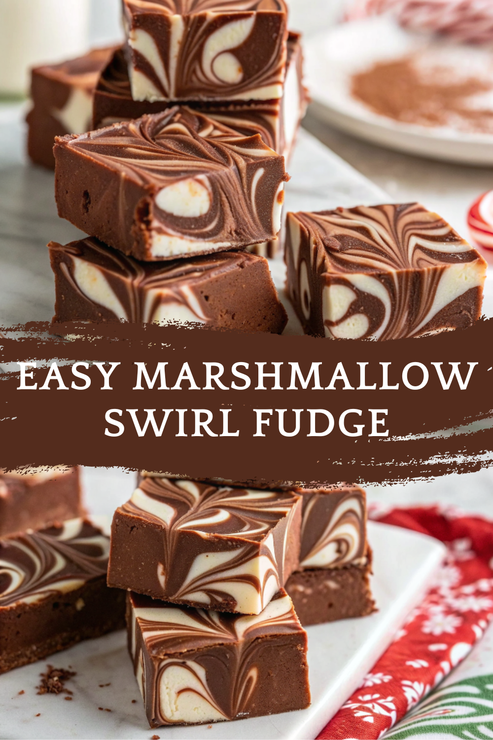 Easy Marshmallow Swirl Fudge You’ll Love!