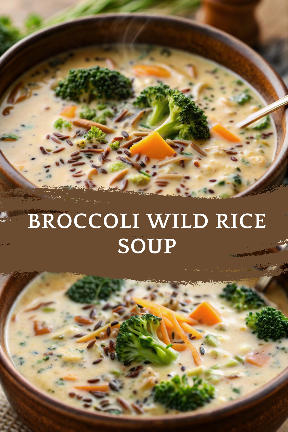 Broccoli Wild Rice Soup – A Warm, Cozy, and Creamy Comfort Dish Made with Fresh Broccoli, Wild Rice, and Smooth Cheddar Cheese