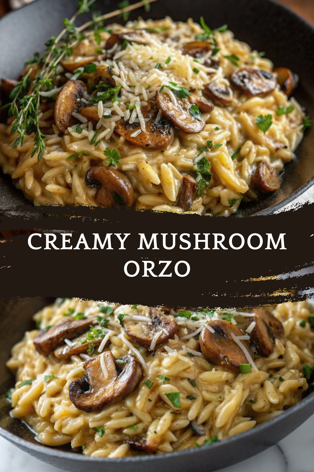 Creamy Mushroom Orzo – A Comforting One-Pan Pasta You’ll Love