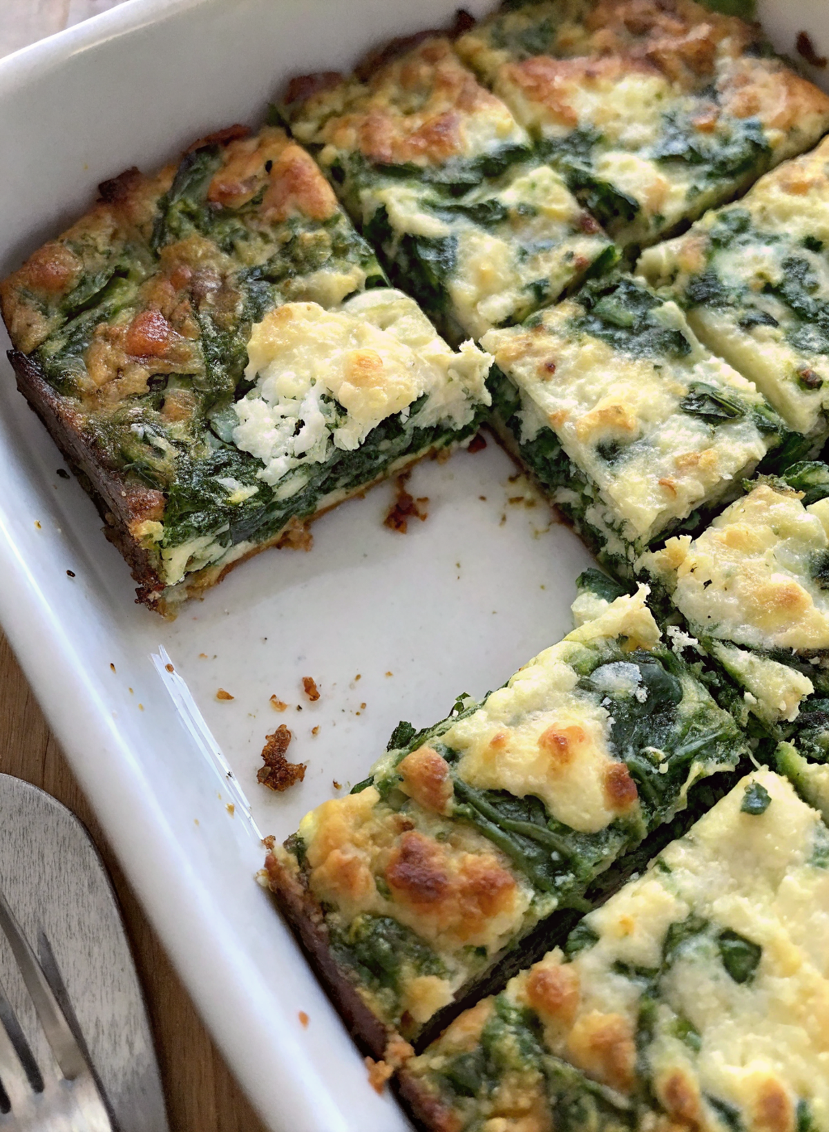 Spinach and Feta Brownies – Savory, Cheesy, and Perfectly Balanced