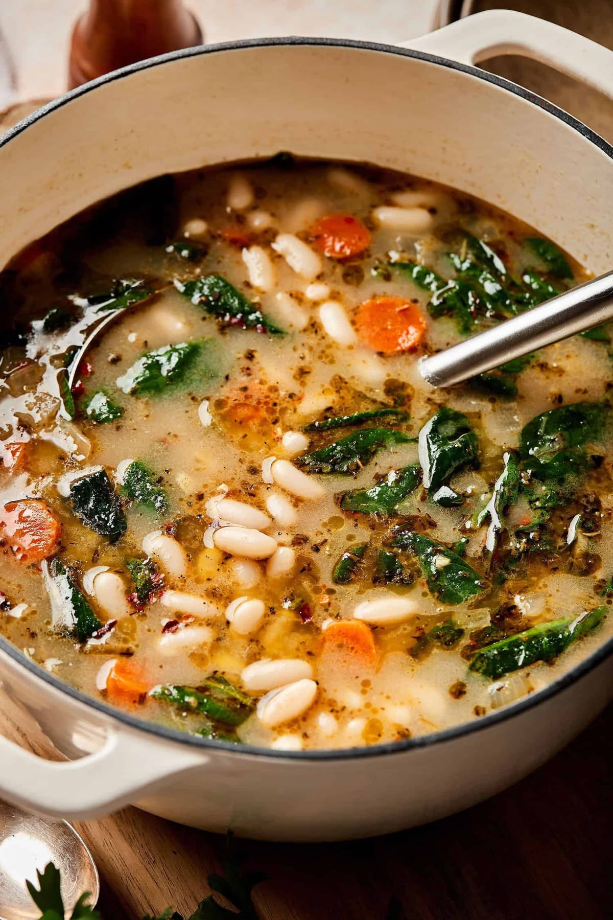 Hearty Tuscan White Bean Soup – Rustic, Nourishing & Full of Flavor