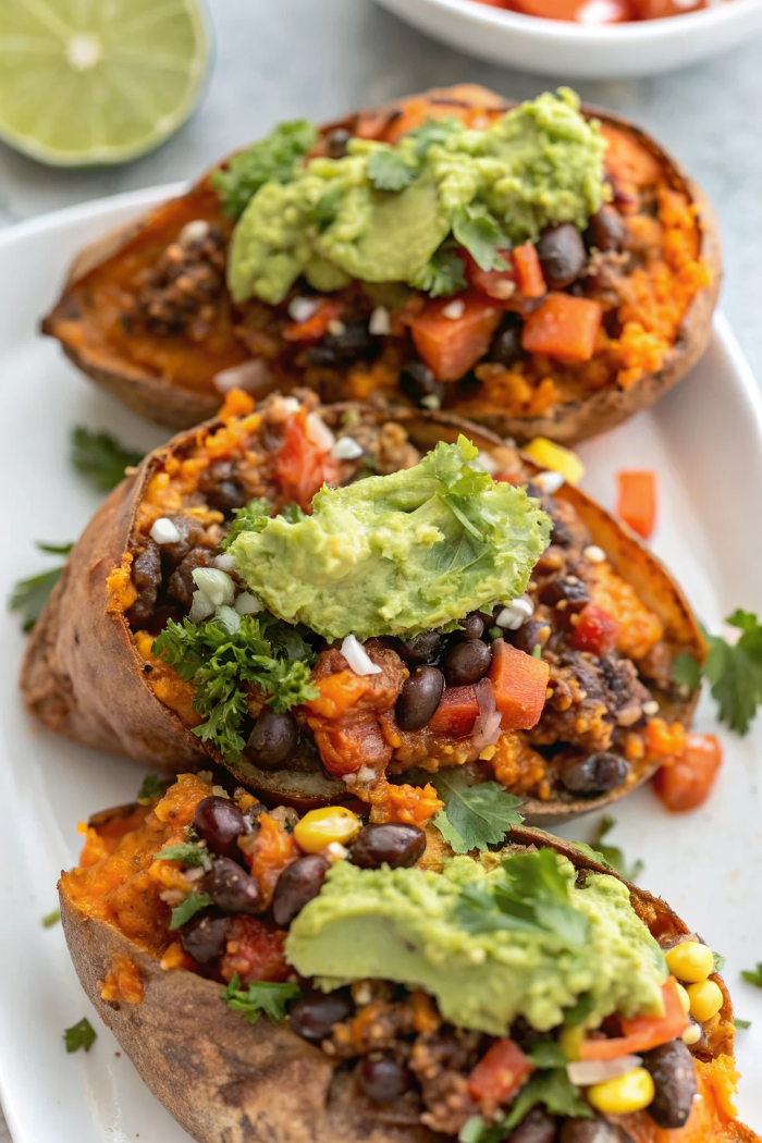 Mexican Quinoa Stuffed Sweet Potatoes – Flavorful, Nourishing & Perfectly Spiced Plant-Powered Comfort Food