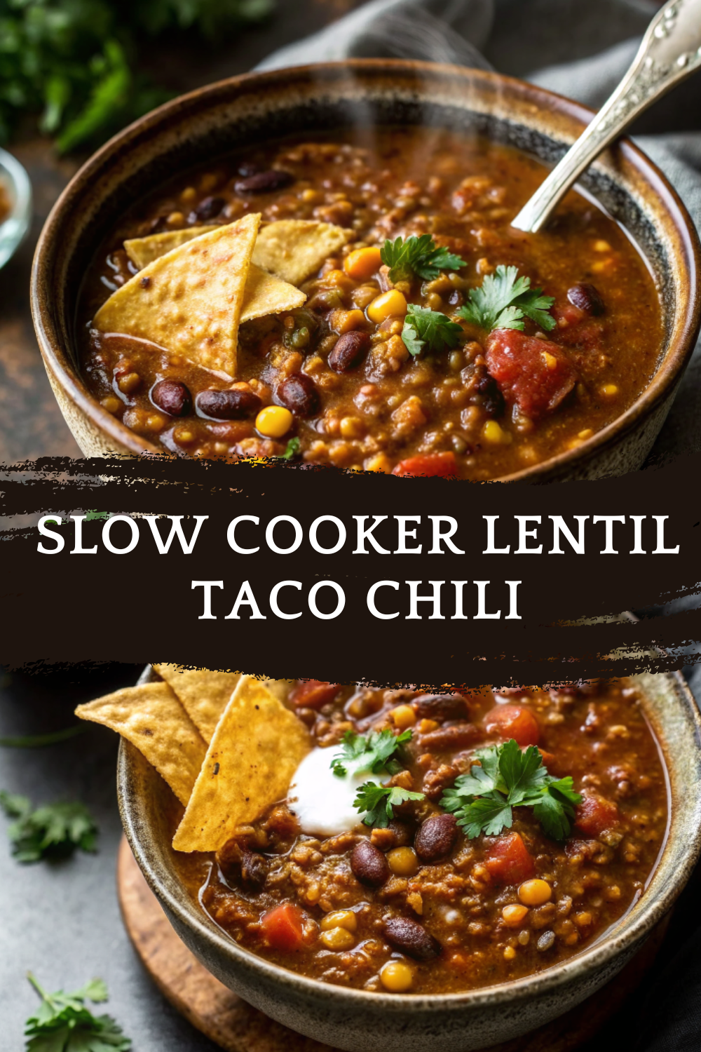 Slow Cooker Lentil Taco Chili – A Hearty, Flavor-Packed, High-Protein Vegetarian Comfort Meal Made Easy