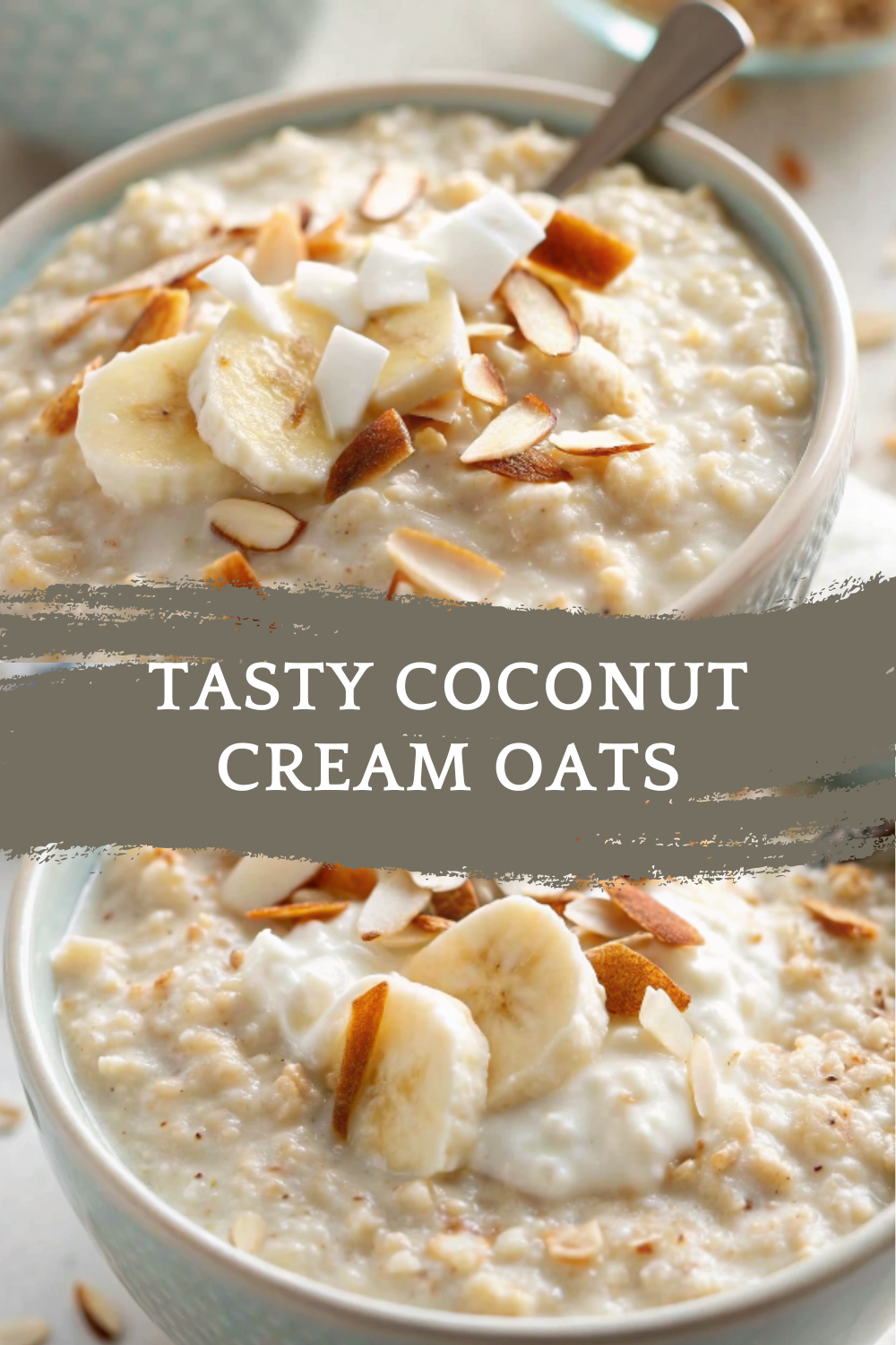 Tasty Coconut Cream Oats (Creamy, Tropical & Comforting Breakfast)