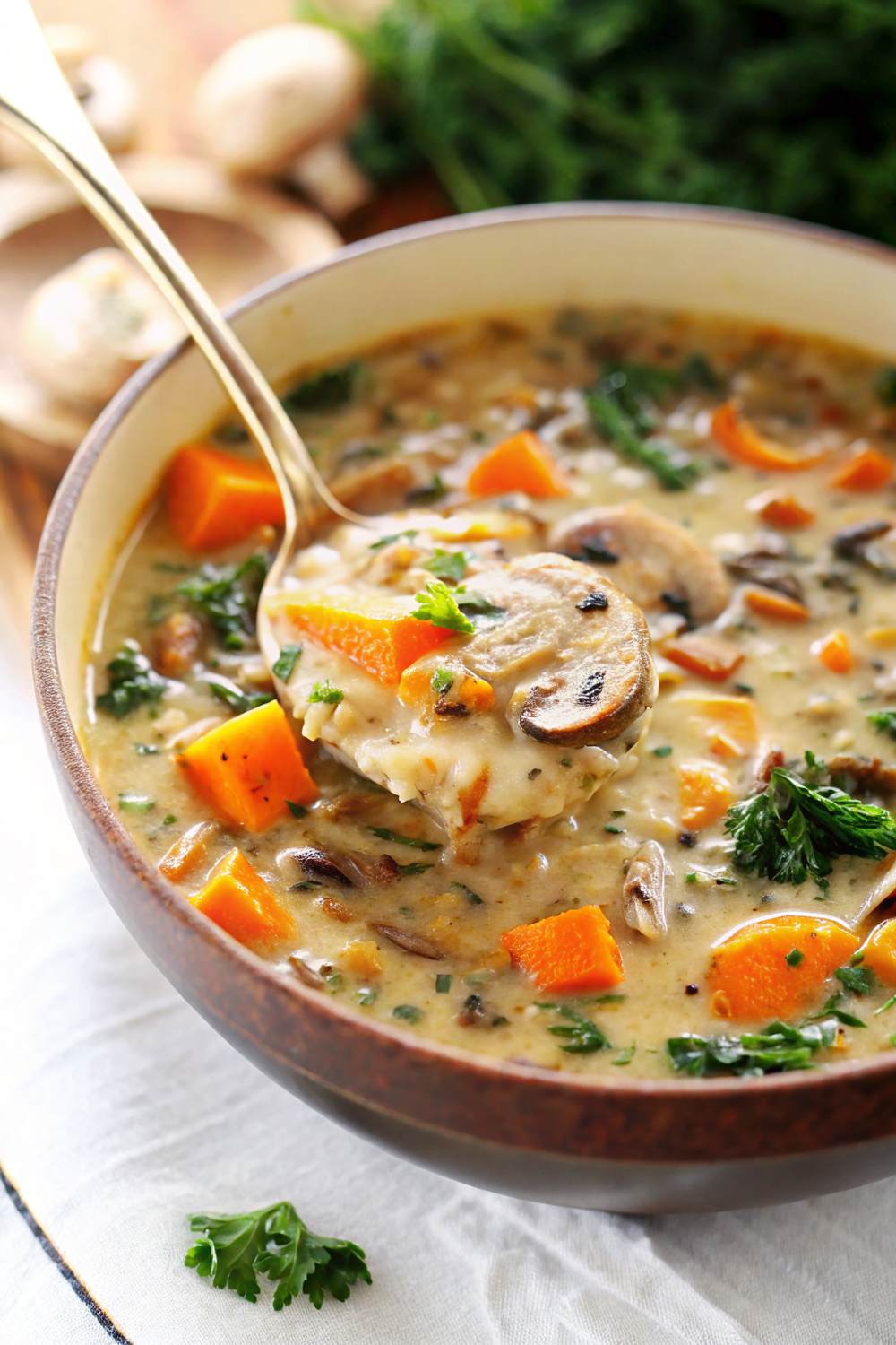 Cozy Autumn Wild Rice Soup – Warm, Creamy & Perfect for Fall