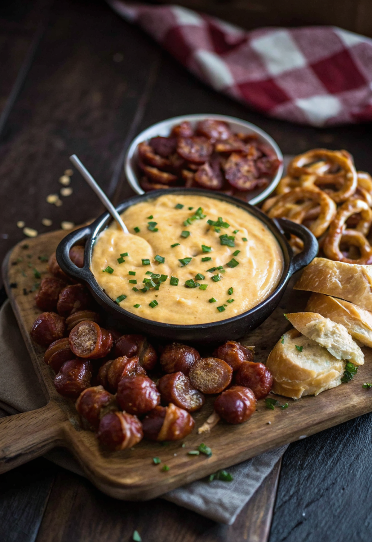 Creamy Cheddar Cheese Dip with Beef Smokies – The Ultimate Game Day Comfort Dip