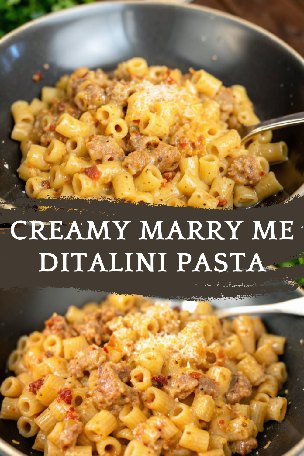 Creamy Marry Me Ditalini Pasta with Chicken Sausage – Rich, Comforting, and Irresistible