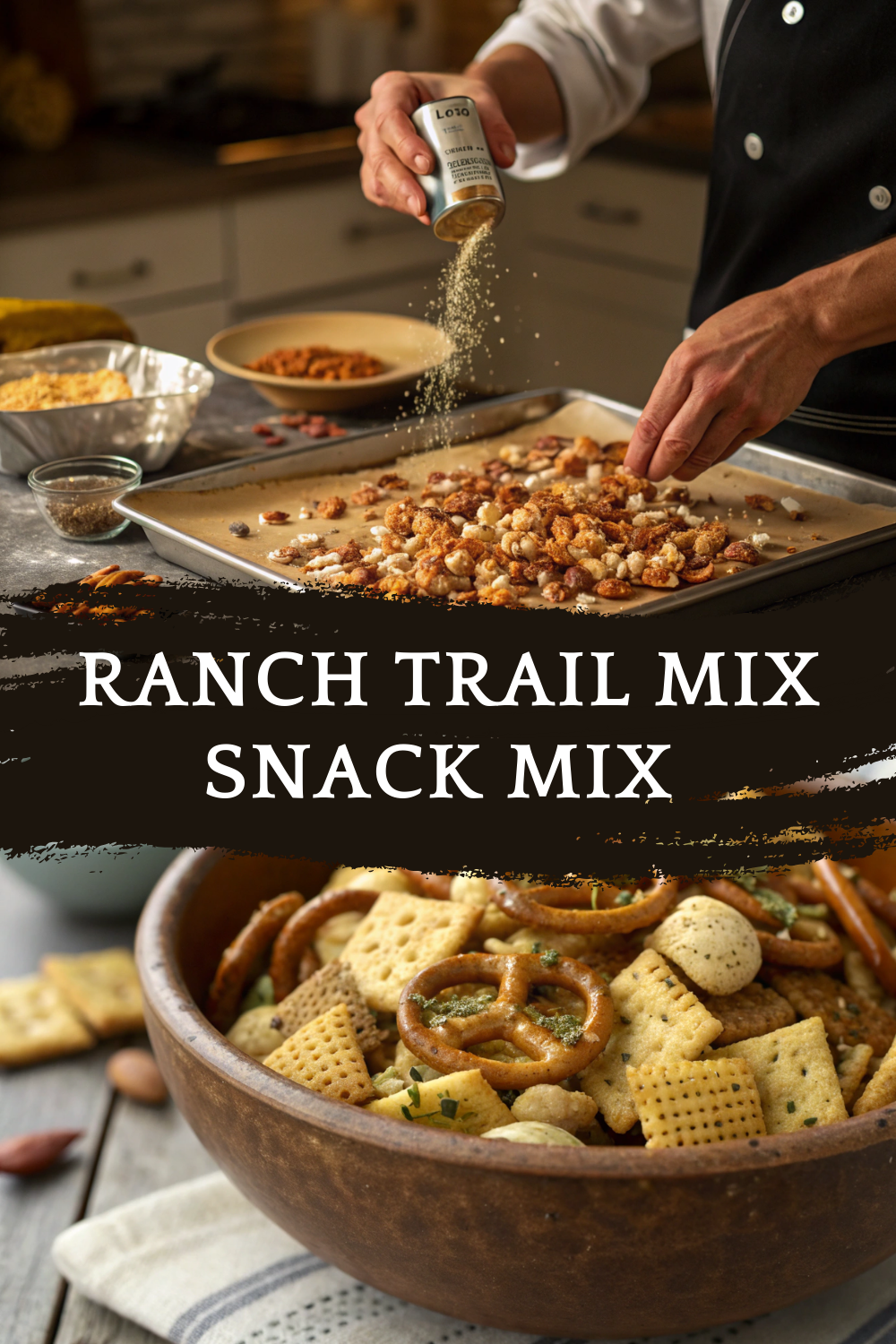 Ranch Trail Mix Snack Mix – Savory, Crunchy, and Addictively Good