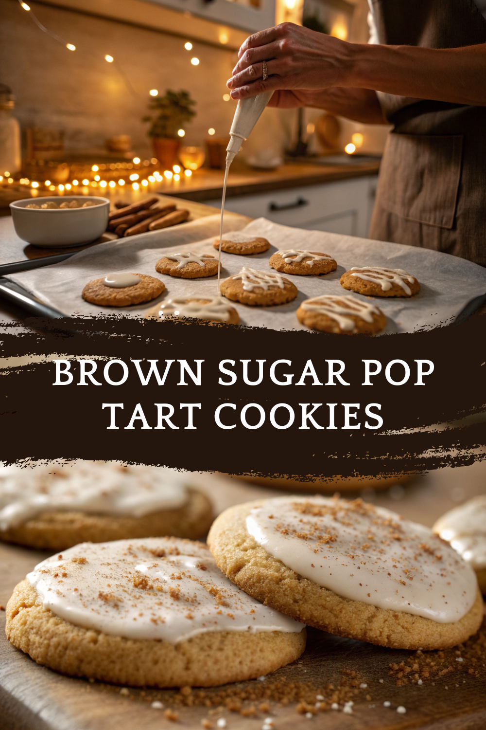 Brown Sugar Pop Tart Cookies – Soft Cinnamon Cookies with a Sweet Icing Finish