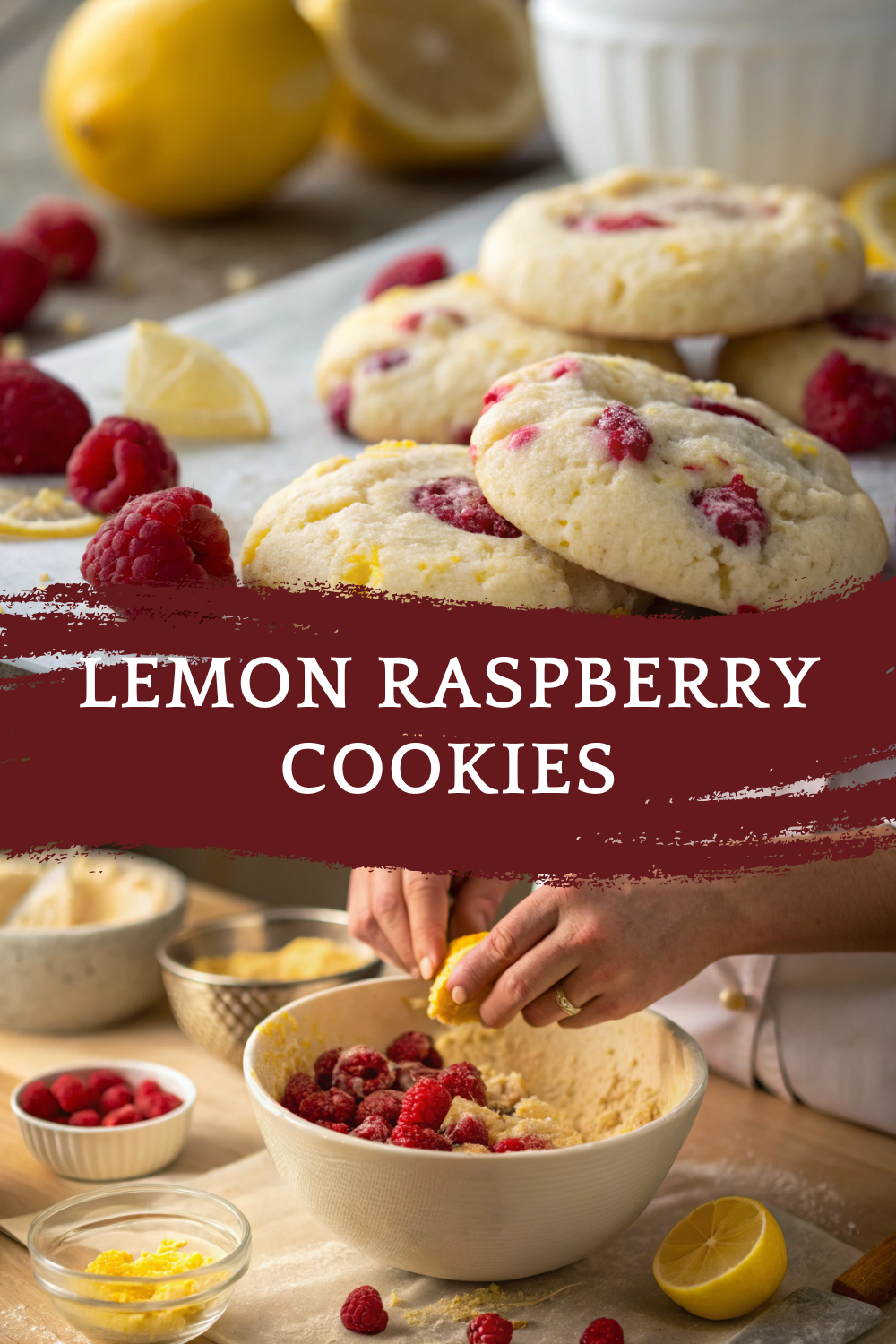 Lemon Raspberry Cookies – Soft, Bright, and Bursting with Citrus Flavor
