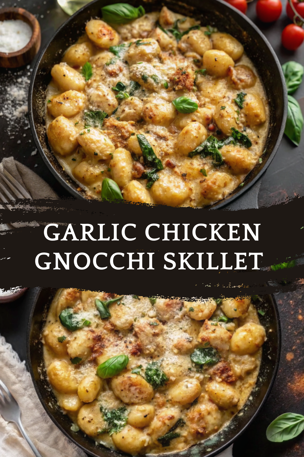 Garlic Chicken Gnocchi Skillet – Creamy, Savory & Comforting One-Pan Dinner