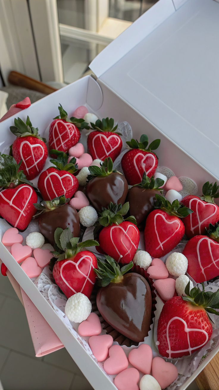 Heart Chocolate Covered Strawberries – Romantic, Elegant, and Perfect for Special Moments