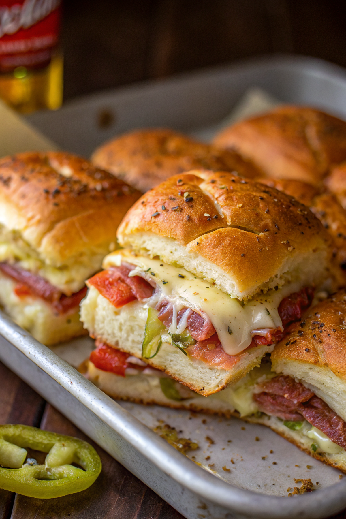 Hot Italian-Style Sub Sliders – Melty, Savory & Party-Perfect