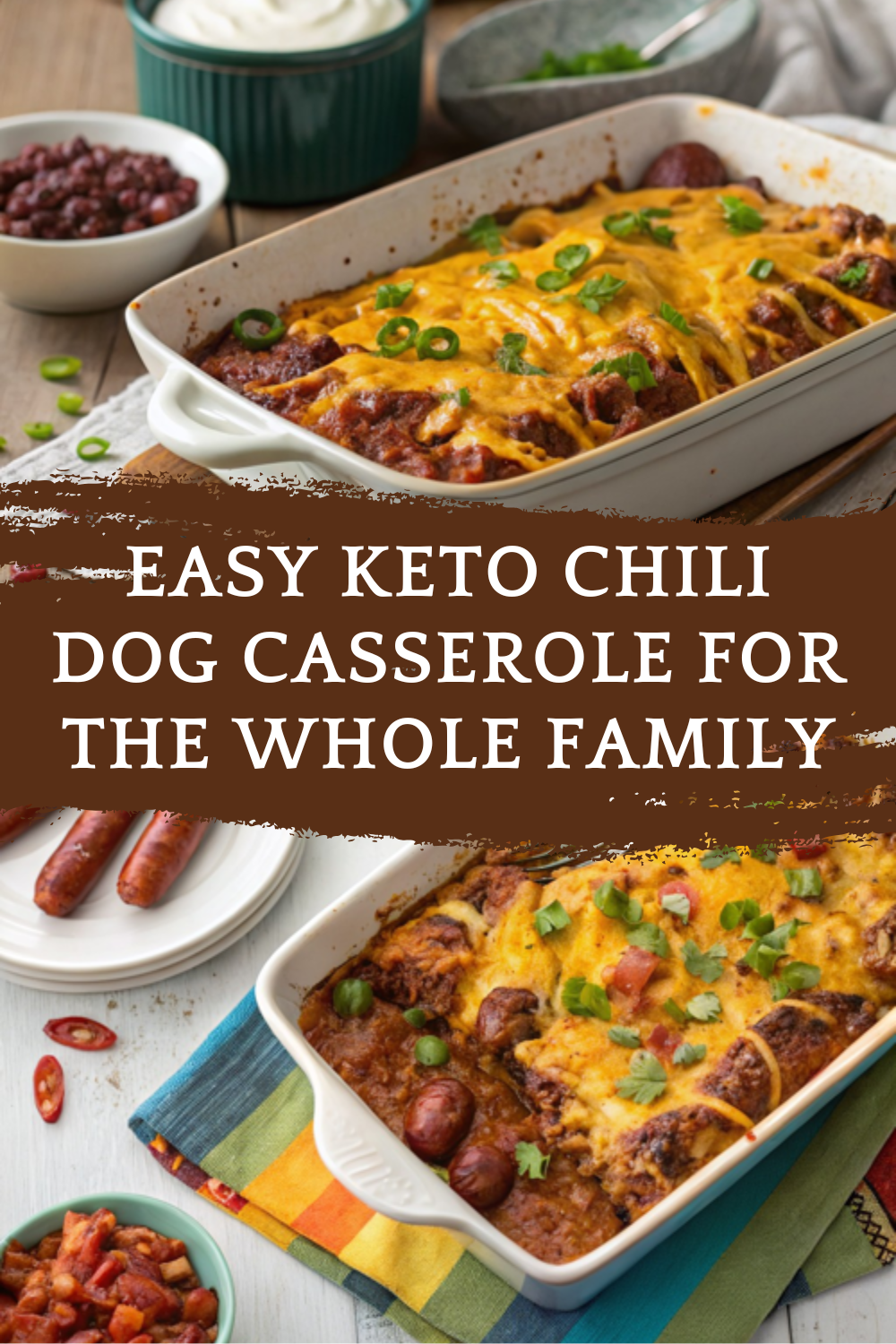 Easy Keto Chili Dog Casserole for the Whole Family