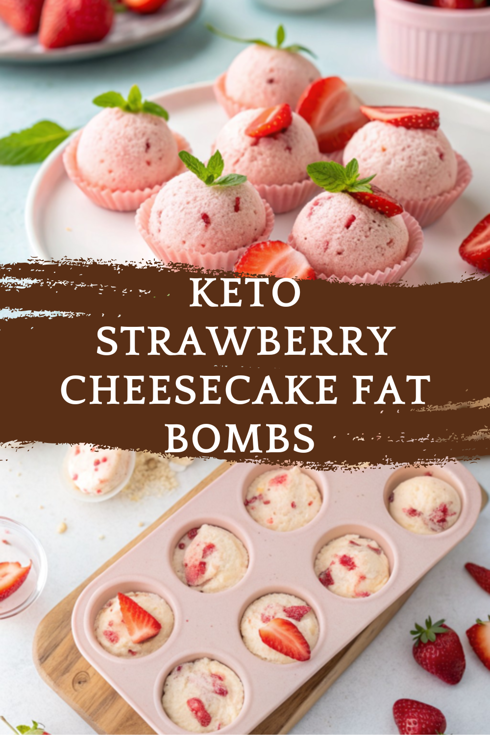 Keto Strawberry Cheesecake Fat Bombs for a Low-Carb Delight