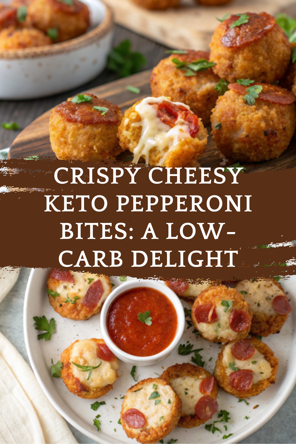 Crispy Cheesy Keto Pepperoni Bites: A Low-Carb Delight